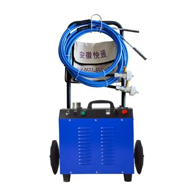 Reinigungsmaschine für Kühlrohre mit flexibler Welle